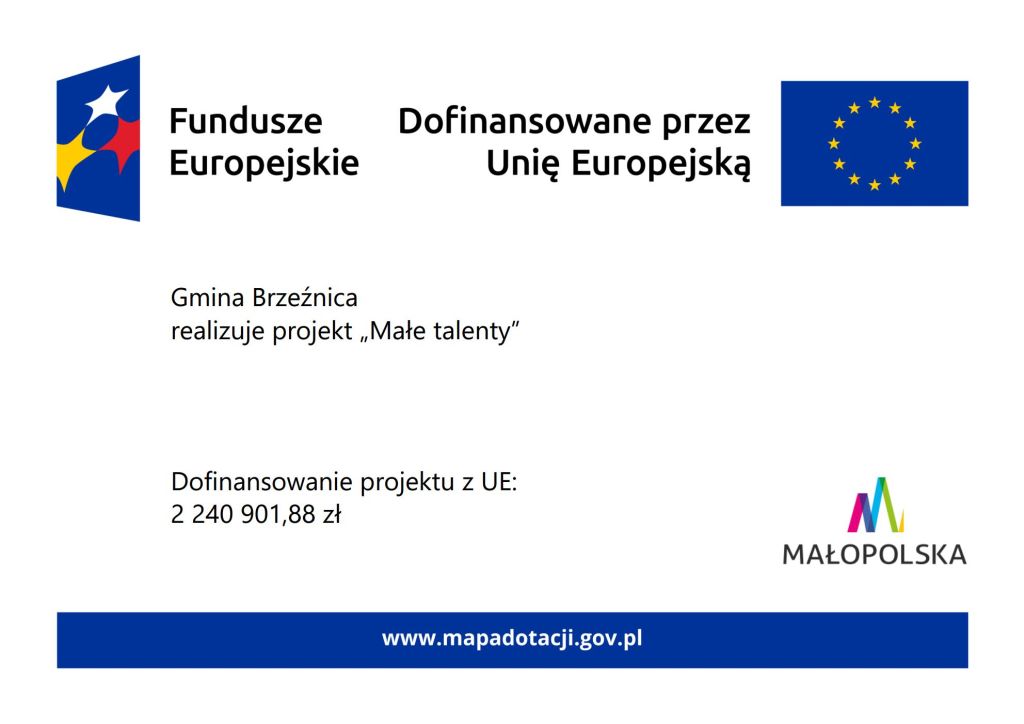 PROJEKT MALE TALENTY PLAKAT